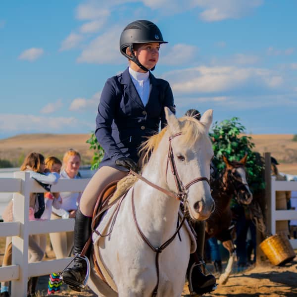 In the saddle