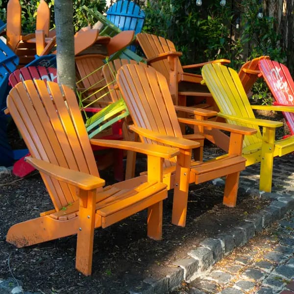 Colorful Adirondack Chairs