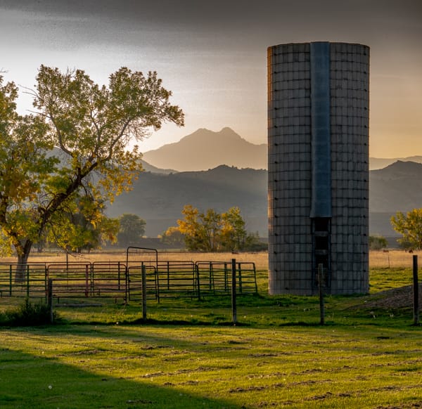Silo and Longs Peak, Hygene, CO